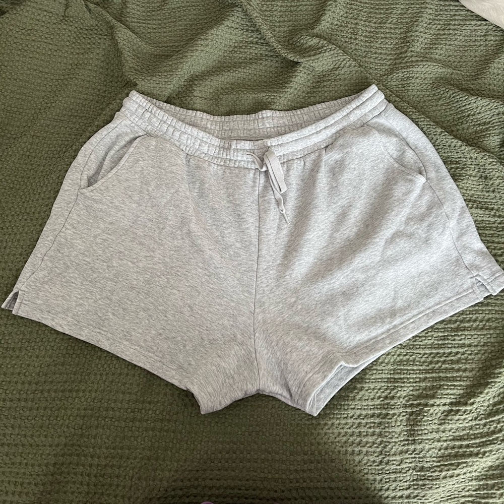Gray Casual Shorts